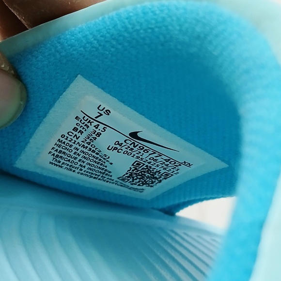Nike Aqua Blue Lightweight Slide Comfort Sandals Size 7 - Picture 3 of 6